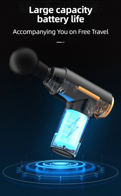 Pistolet de Massage Portable ; NOIR