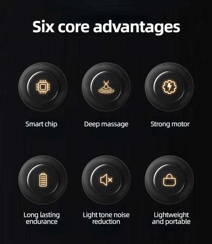 Pistolet de Massage Portable ; NOIR