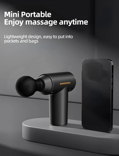 Pistolet de Massage Portable ; NOIR