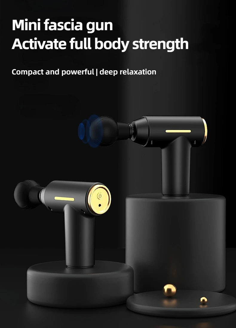 Pistolet de Massage Portable ; NOIR